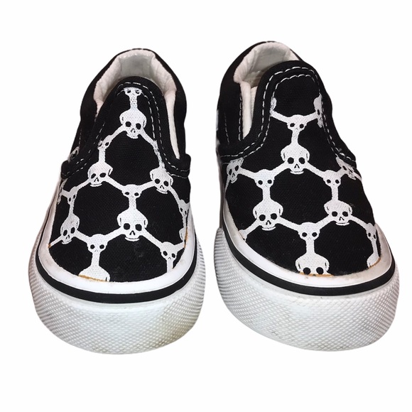 Vans Other - VANS Toddler Skull Loafers. 5T